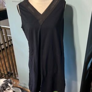 Liz Claiborne Black Sleeveless Nightgown